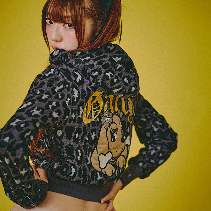 フユGAL豹パーカー (LADIES) -3.COLOR-
