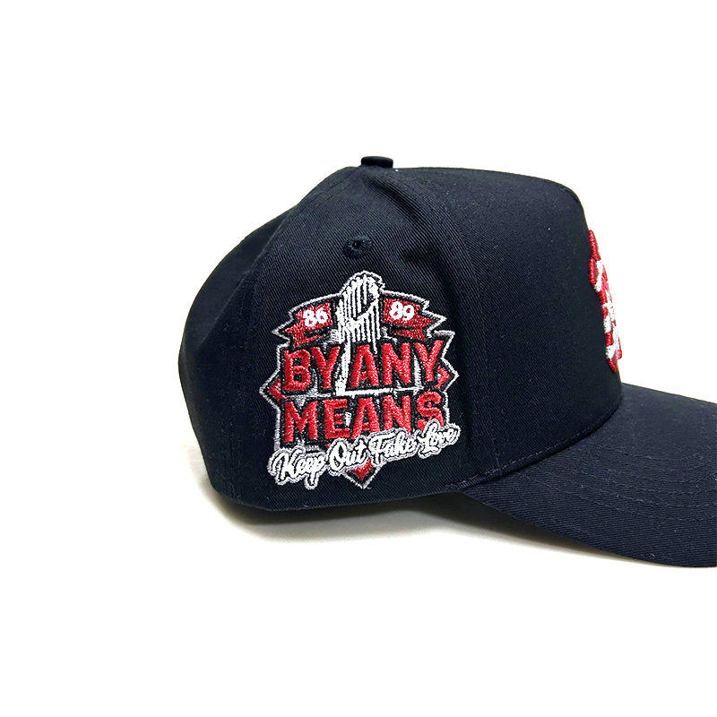 WORLD FAMOUS NY SNAPBACK -BLACK/RED-