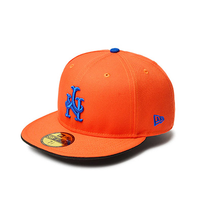 59FIFTY MLB Upside Down ニューヨーク・メッツ オレンジ -ORANGE-