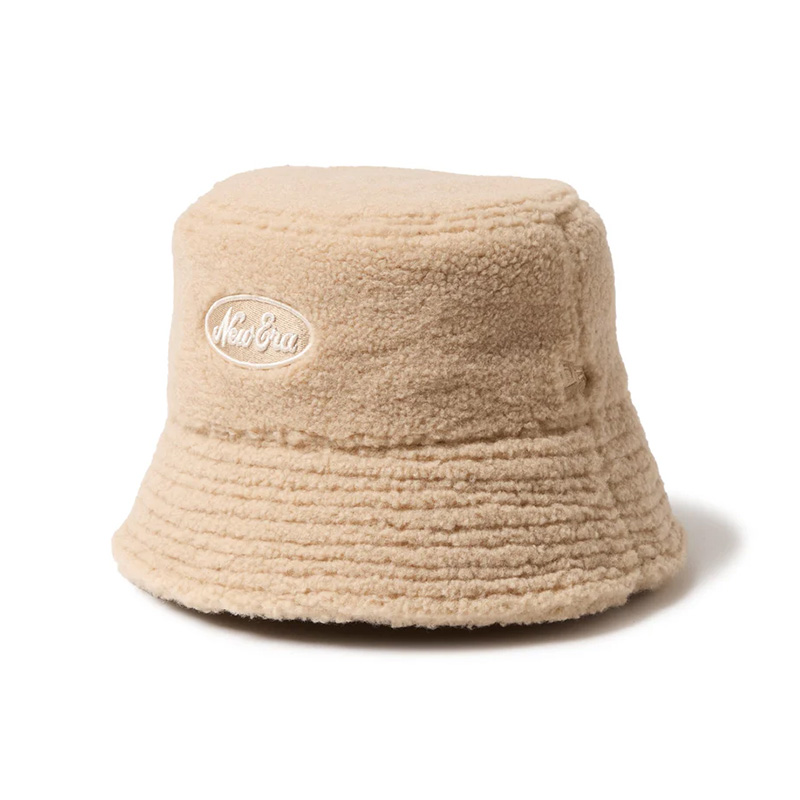 BUCKET-1 SB OVAL LOGO -BEIGE-