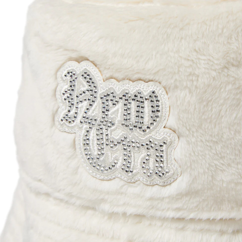 BUCKET SB MCR FUR RHINESTONE -IVORY-
