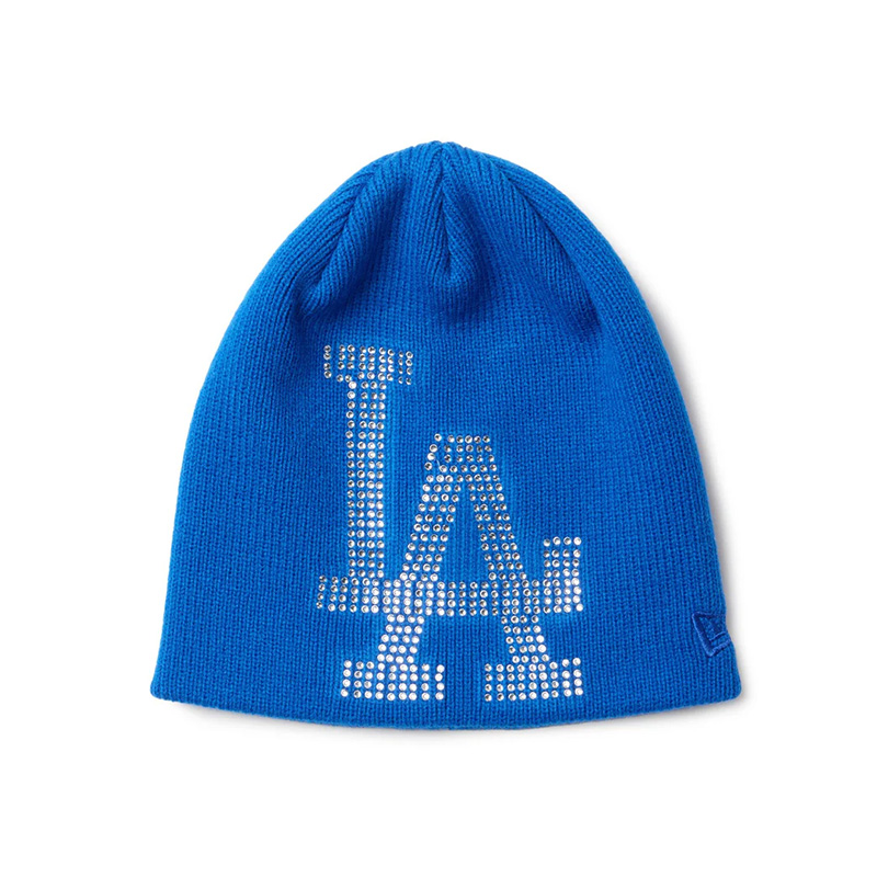 BC BEANIE BIG RHINESTONE LOSDOD -BLUE-