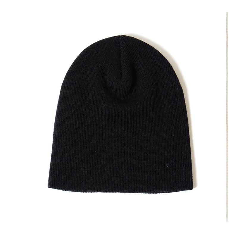 CROSS BEANIE -BLACK-