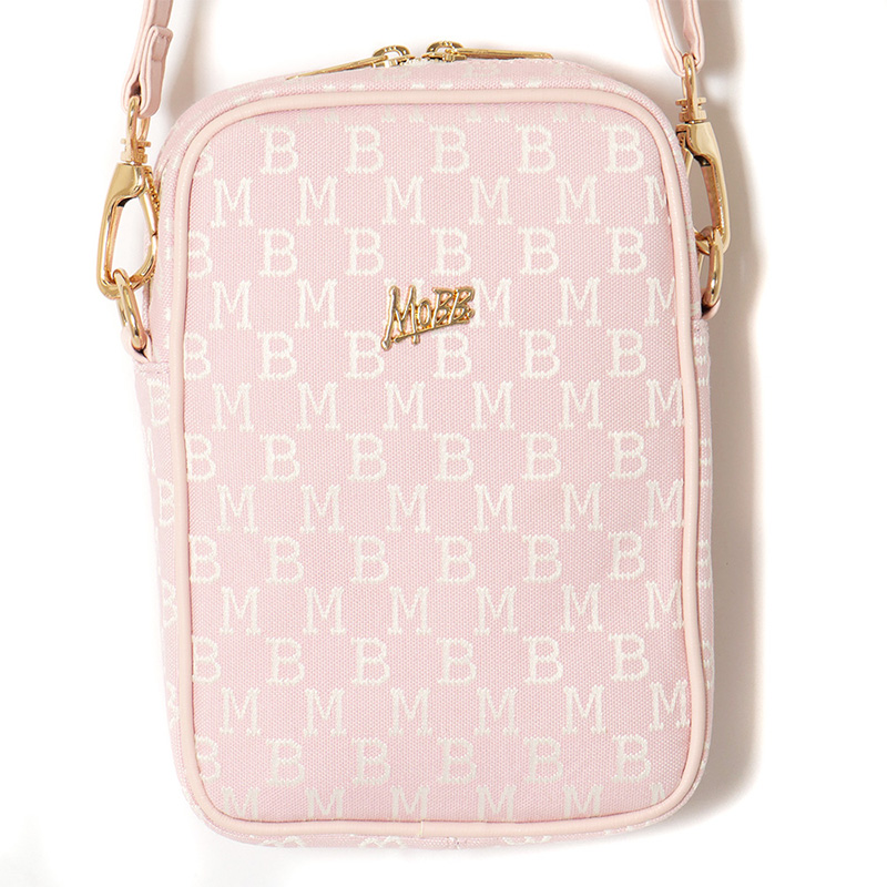 MONOGRAM JACQUARD MINI BAG -PINK-