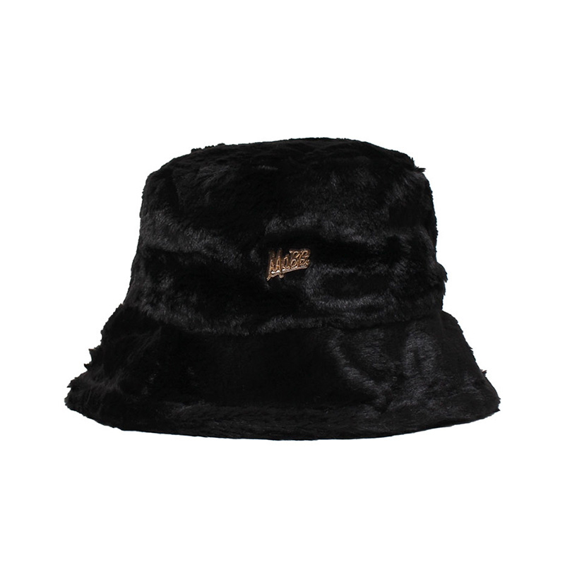 OG FUR BUCKET HAT -BLACK-
