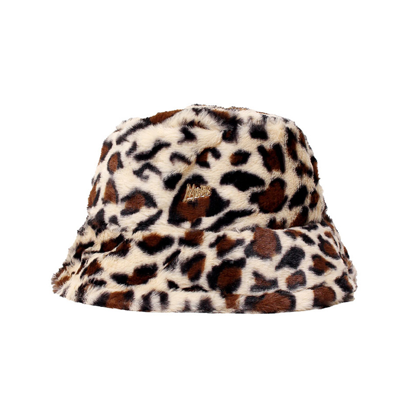 OG FUR BUCKET HAT -LEOPARD-