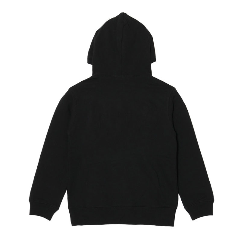 HEART DRIP WAPPEN ZIP HOODIE -BLACK- (KIDS)