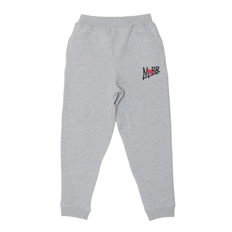 HEART DRIP SWEAT PANTS -GREY- (KIDS)