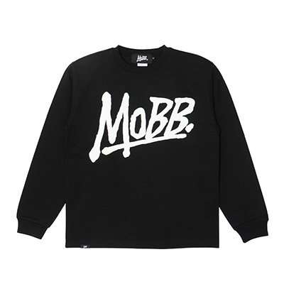 (P)MAGNUM WEIGHT OG BIG L/S T-SHIRT -BLACK-