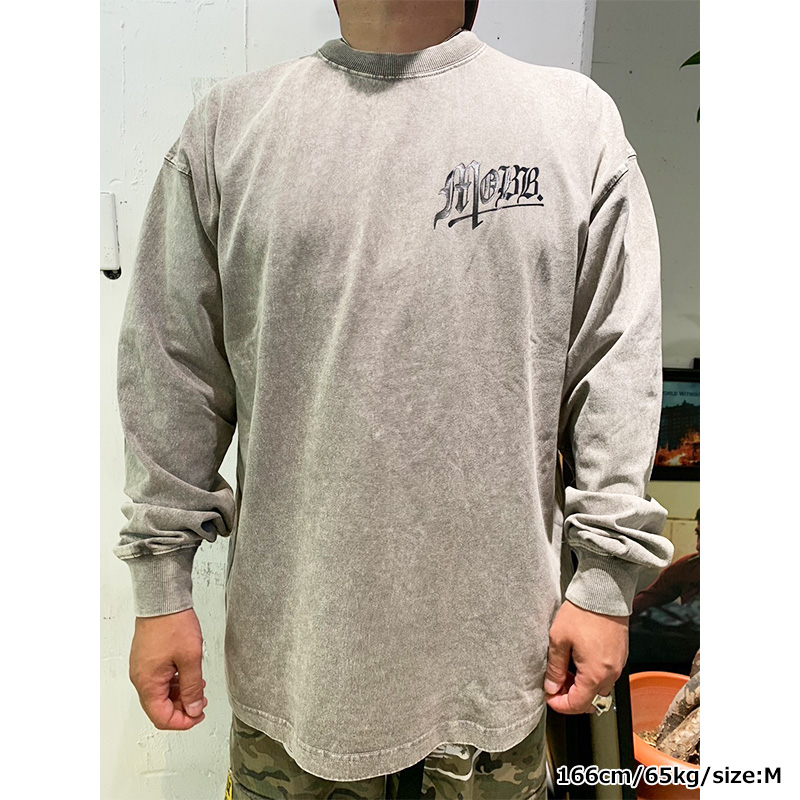 OLD OG PIGMENT L/S T-SHIRT -GREY-