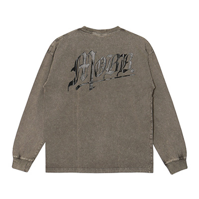 OLD OG PIGMENT L/S T-SHIRT -GREY-
