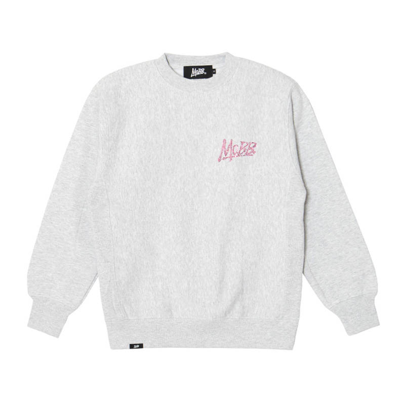 OG RHINESTONE CREW SWEAT -GREY-
