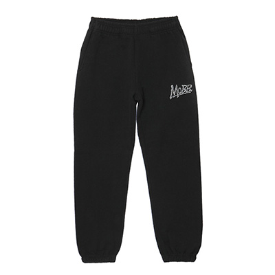 OG RHINESTONE SWEAT PANTS -BLACK-