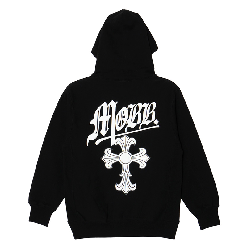 CROSS HOODIE -BLACK-