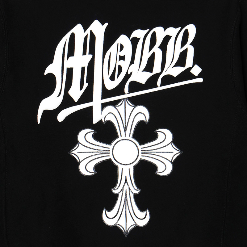 CROSS HOODIE -BLACK-