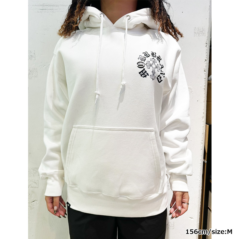 CROSS HOODIE -BLACK-