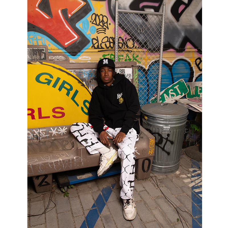 DARUMA HOODIE -BLACK-