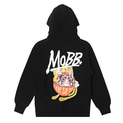 DARUMA HOODIE -BLACK-
