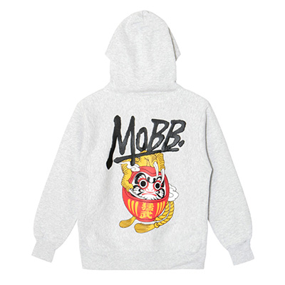 DARUMA HOODIE -GREY-
