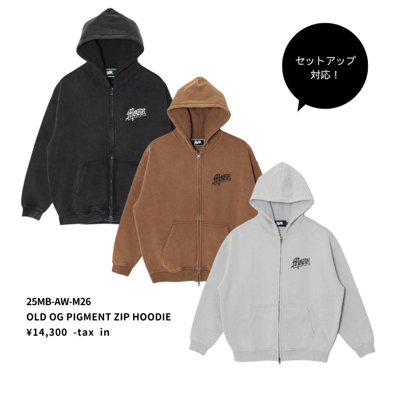 OLD OG PIGMENT PANTS -BLACK-