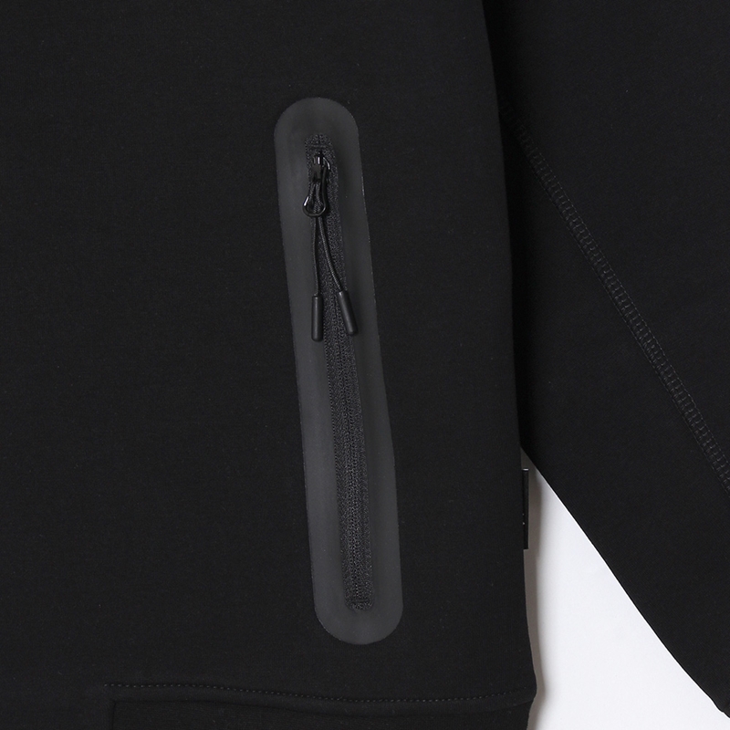 TECH SWEAT ZIP HOODY -BLACK-