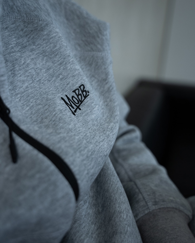 TECH SWEAT ZIP HOODY -GREY-