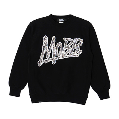 OG LEOPARD WAPPEN CREW SWEAT -BLACK-