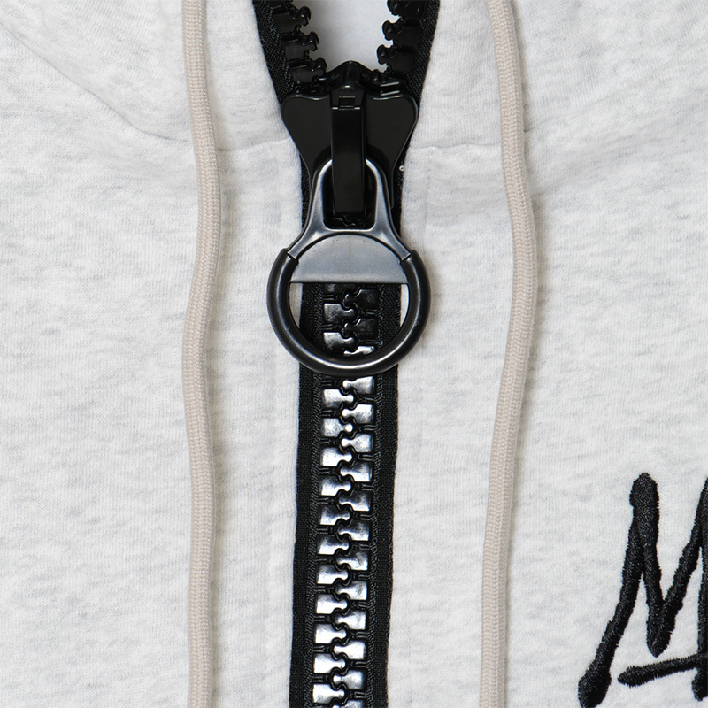 OG BIG ZIP HOODIE -GREY-