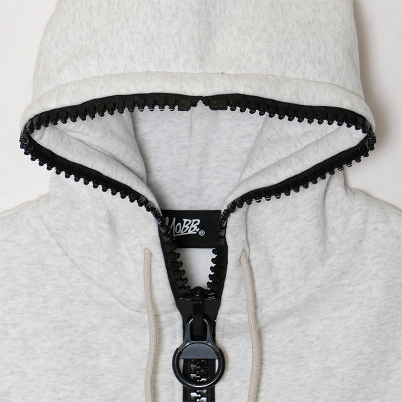 OG BIG ZIP HOODIE -GREY-