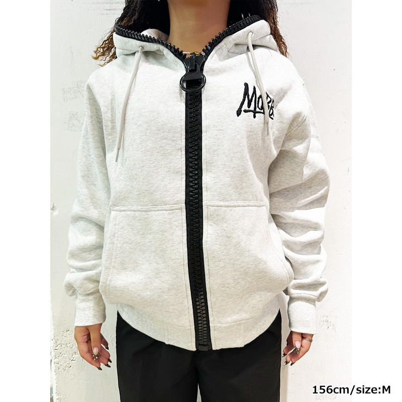 OG BIG ZIP HOODIE -GREY-
