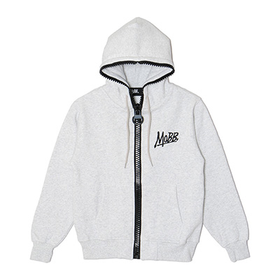 OG BIG ZIP HOODIE -GREY-