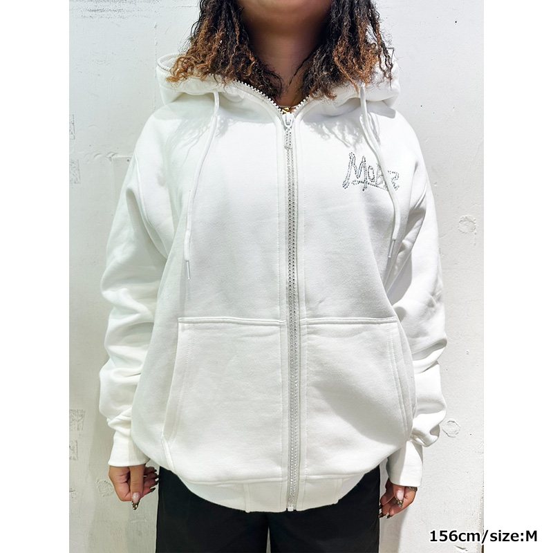 OG STONE ZIP HOODIE -BLACK-