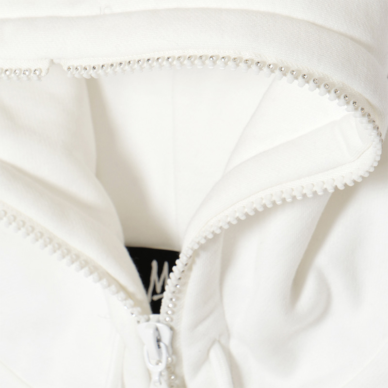 OG STONE ZIP HOODIE -WHITE-
