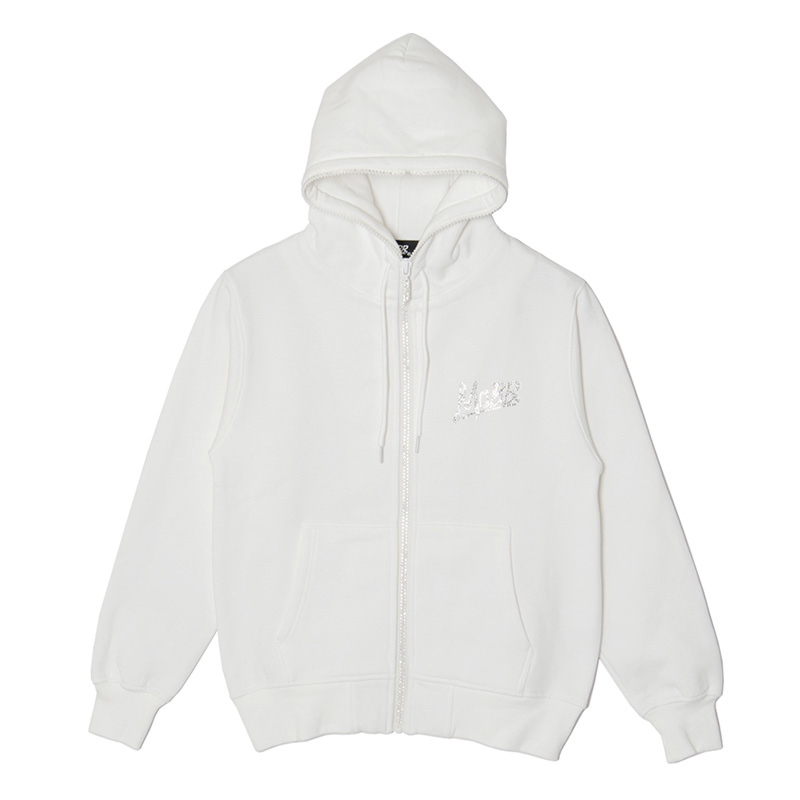 OG STONE ZIP HOODIE -WHITE-