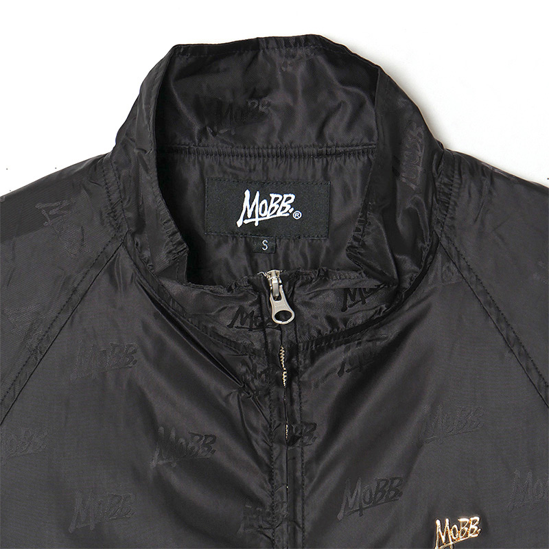 OG JACQUARD NYLON JACKET -BLACK-
