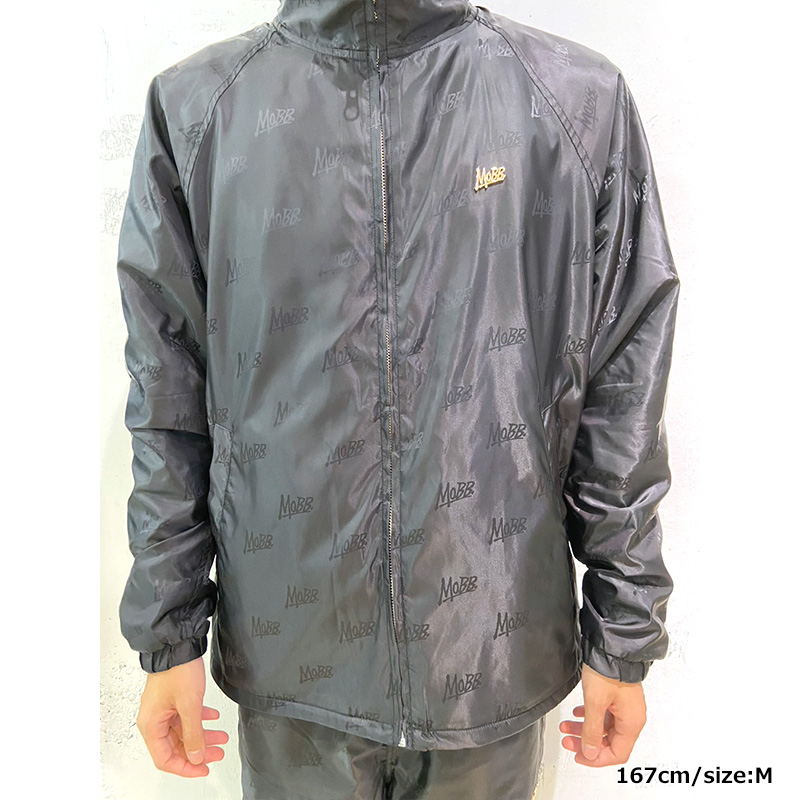 OG JACQUARD NYLON JACKET -BLACK-