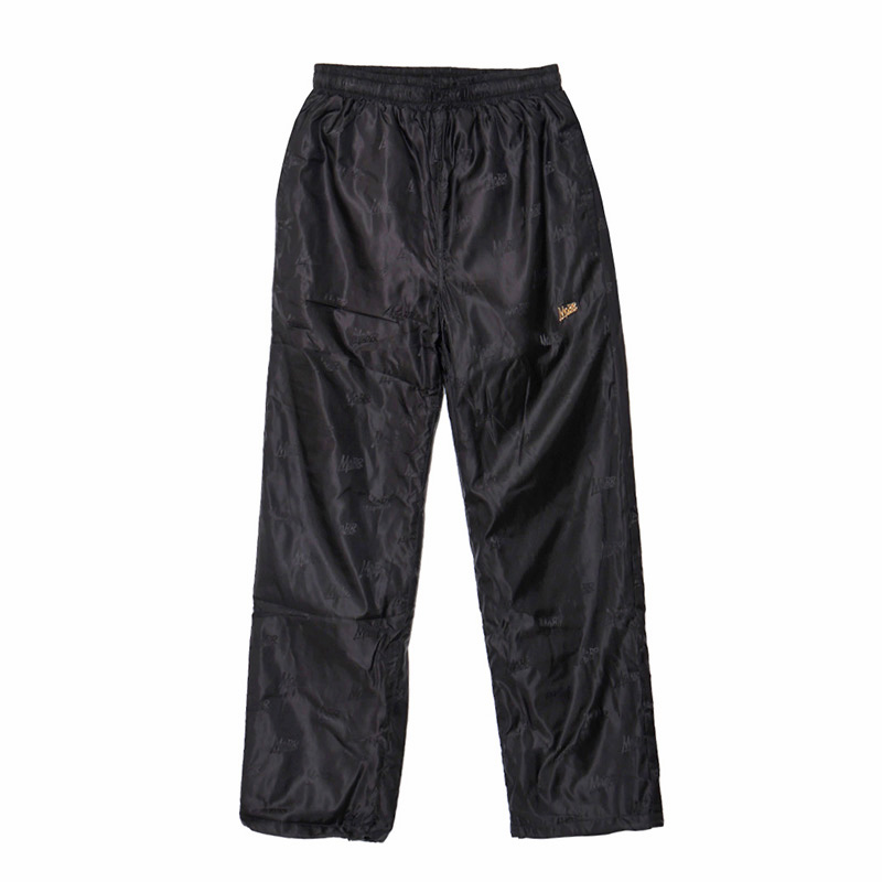 OG JACQUARD NYLON PANTS -BLACK-