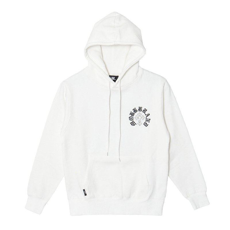 CROSS WAPPEN HOODIE -WHITE-