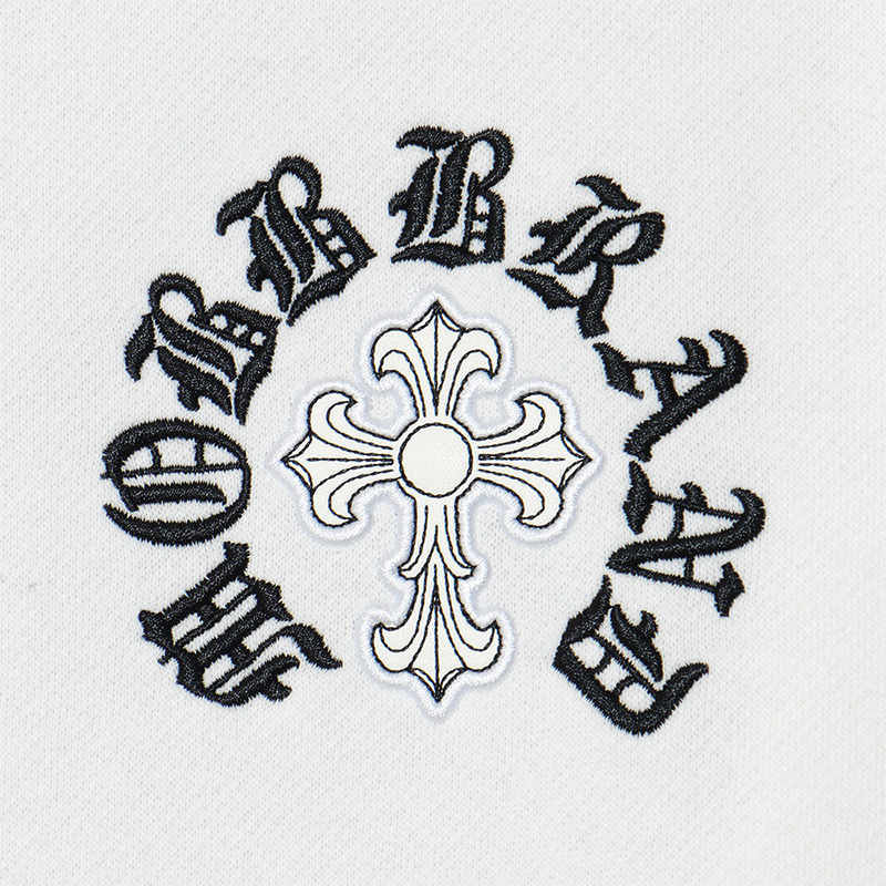 CROSS WAPPEN HOODIE -WHITE-