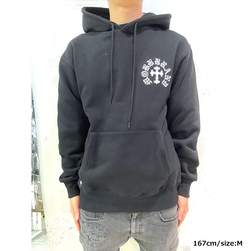 CROSS WAPPEN HOODIE -WHITE-