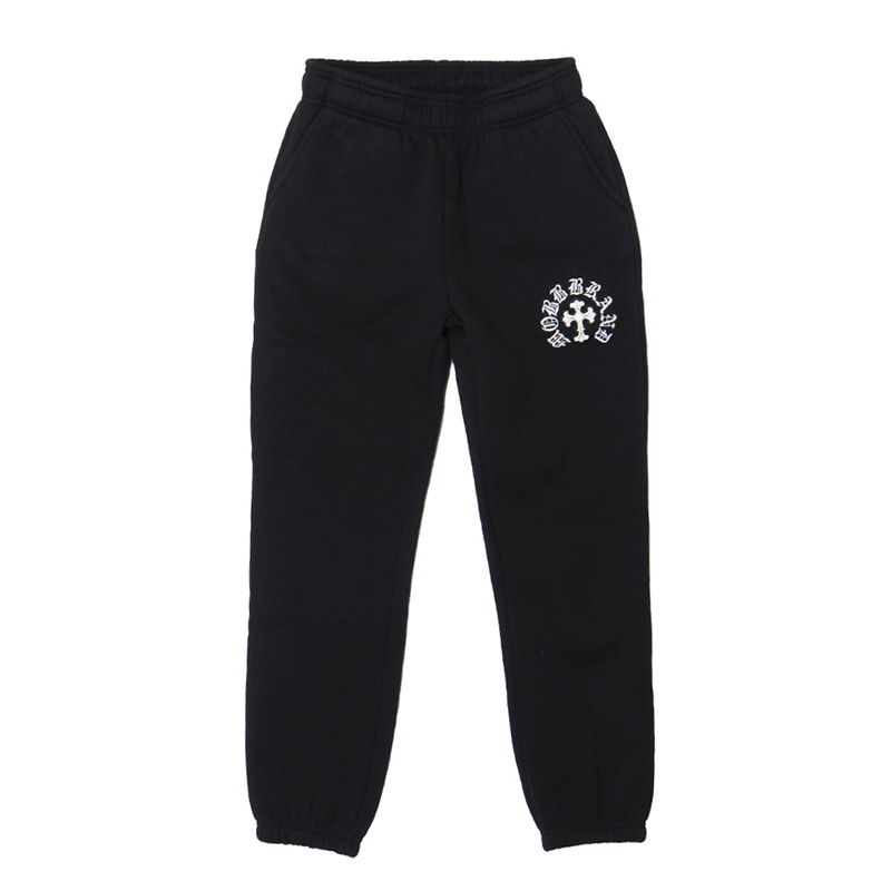 CROSS SWEAT PANTS -BLACK-