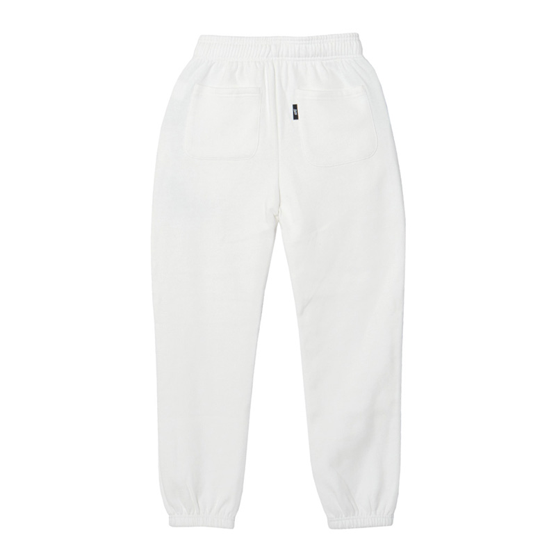 CROSS SWEAT PANTS -WHITE-
