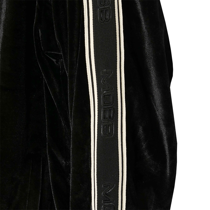 VELOR TRACK JACKET -BLACK-