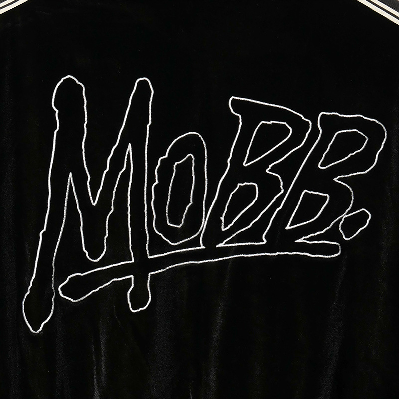 VELOR TRACK JACKET -BLACK-
