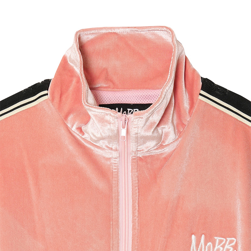 VELOR TRACK JACKET -PINK-