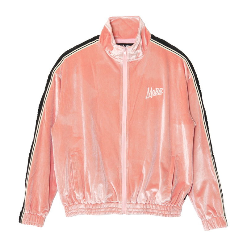 VELOR TRACK JACKET -PINK-