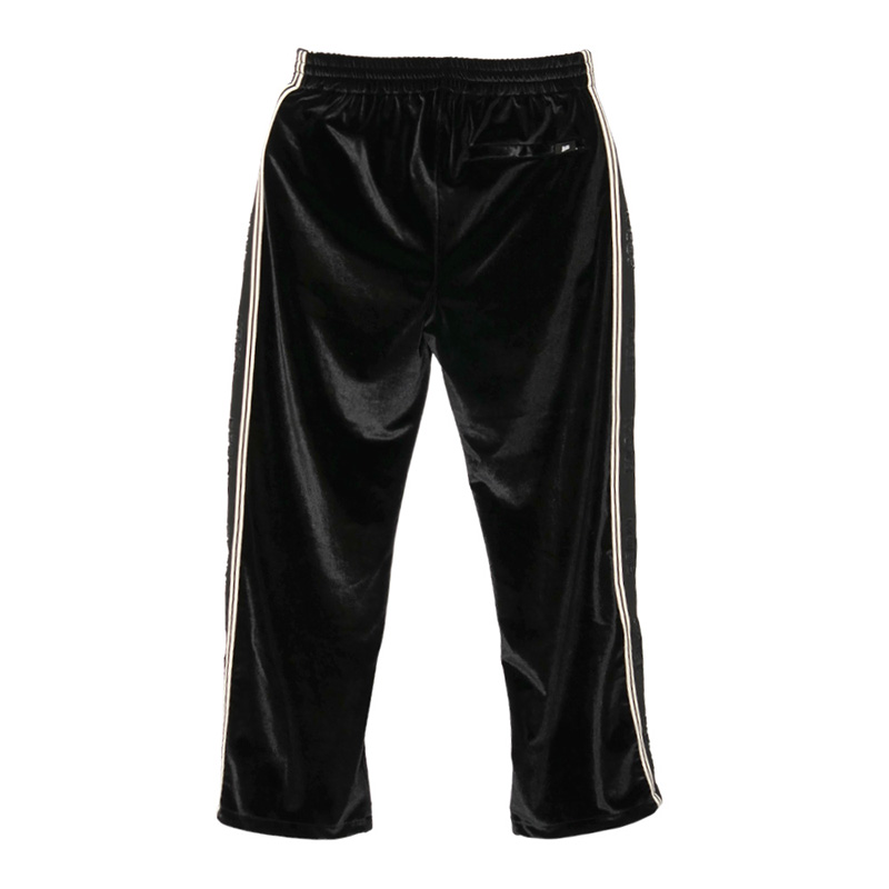 VELOR TRACK PANTS -BLACK-