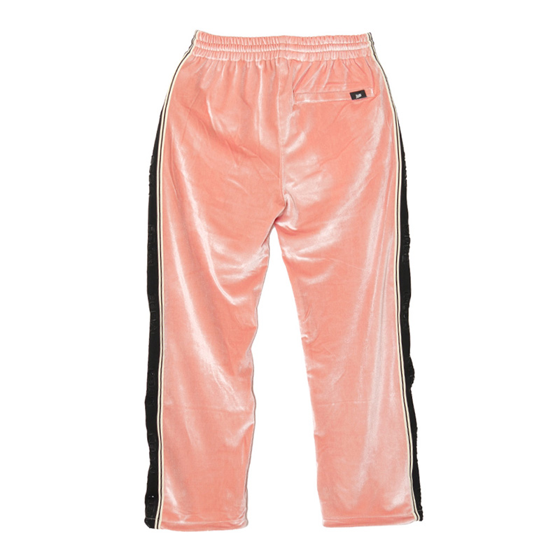 VELOR TRACK PANTS -PINK-