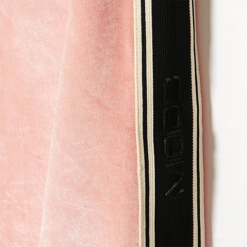 VELOR TRACK PANTS -PINK-