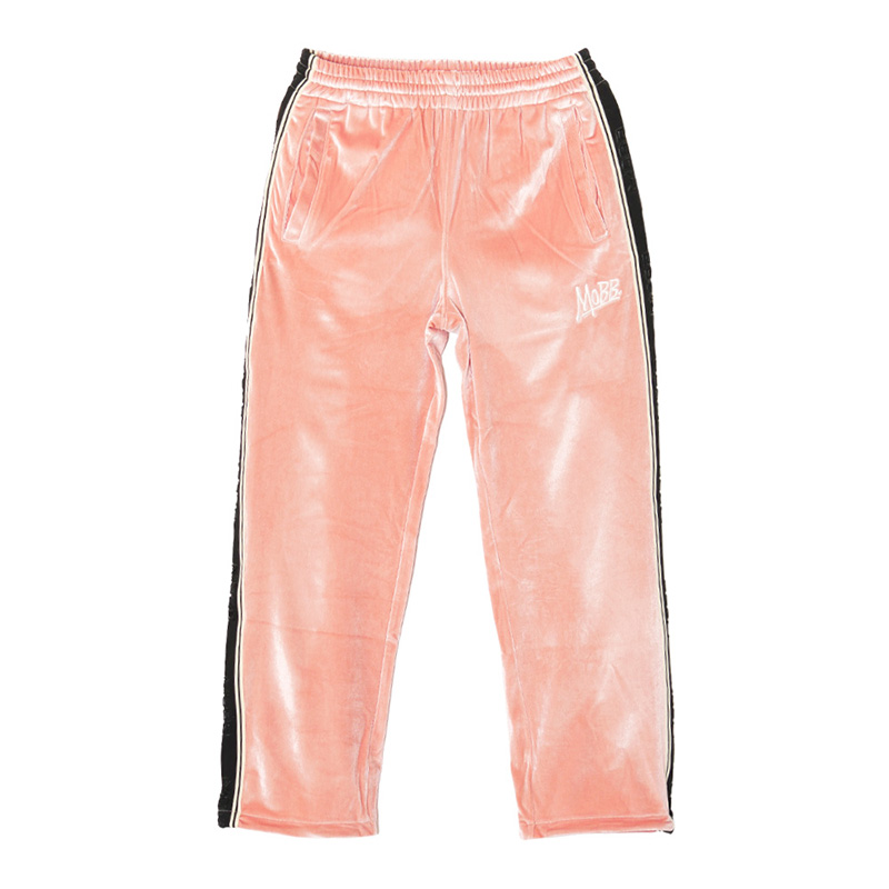 VELOR TRACK PANTS -PINK-